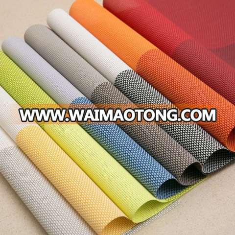 High quality PVC table mats for restaurant plastic woven placemat dining plate dish mat